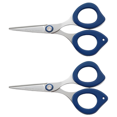 KOKUYO 國譽 Clippy口袋剪刀, 藍色, 2支