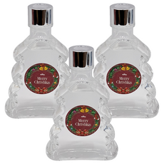 QiMart 聖誕樹造型香氛珪藻土擴香瓶 (200ml/瓶), 小蒼蘭, 3瓶