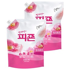 PIGEON 碧珍 高級衣物香氛柔軟精補充包, 2.3L, 2包