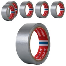 DADA 高黏度強力布膠帶 40mm*20m，厚度0.26mm, 銀色, 6個