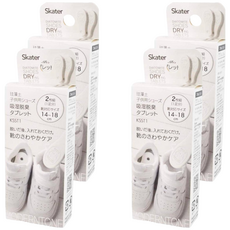 Skater 鞋用吸濕脫臭珪藻土 兒童用, 4盒