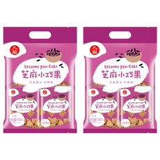 九福 芝麻小巧果 芝麻香溢 好美味, 200g, 2袋