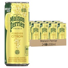 Maison Perrier 檸檬風味氣泡礦泉水 330ml x 24罐