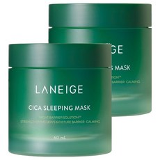 LANEIGE 蘭芝 CICA 細胞修復補濕睡眠面膜 2023版, 夜間屏障修護, 加強皮膚保濕屏障, 舒緩, 60ml, 2件