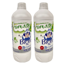 Biore 蜜妮 泡沫洗手乳補充瓶 柑橘清香, 430ml, 2瓶