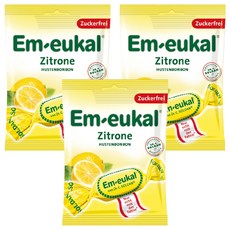 Em-eukal 德國索丹潤喉檸檬糖, 3個, 75g