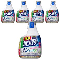 Kao 花王 浴室除霉泡沫噴霧 補充瓶 花香, 360ml, 5瓶