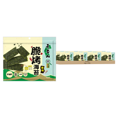 元本山 脆烤海苔 原味, 34g, 20包