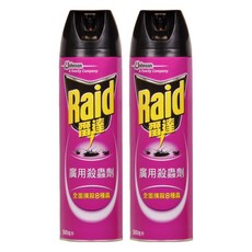 Raid 雷達 廣用殺蟲劑, 500ml, 2罐