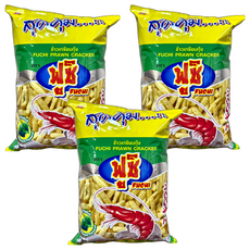 Fuchi 蝦味餅乾 海苔味 (75g/包) 泰國進口, 3包