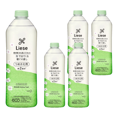 Liese 莉婕 泡沫整髮劑補充瓶, 340ml, 5瓶