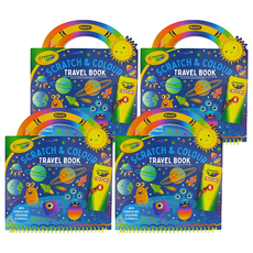 Crayola 藝術旅行書, 款式隨機, 4本