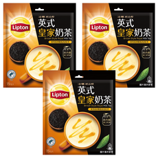 Lipton 立頓 絕品醇 英式皇家奶茶, 17.5g, 15包, 3袋