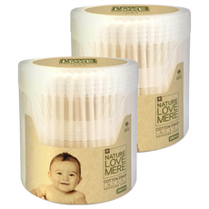 NATURE LOVE MERE 幼兒棉花棒 外用, 200入, 2盒