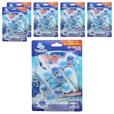 TAMURA 日本馬桶清潔球 海洋,180g,6盒, 持續清潔, 散發清新海洋香氛