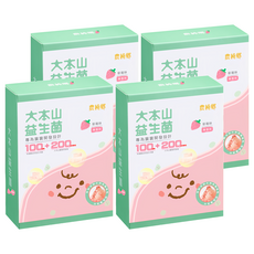農純鄉 大本山益生菌粉 草莓味, 30包, 2g, 4盒