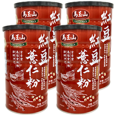 馬玉山 紅豆薏仁粉，600g, 1罐, 4罐