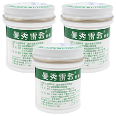MENTHOLATUM 曼秀雷敦 軟膏, 3罐, 35g