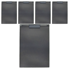 KOKUYO 國譽 薄型靜音板夾 A4 直式 22 x 32 x 1.4cm, 深藍色, 5個