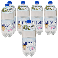 WILDALP 奧地利 BABY礦泉水, 1L, 6瓶