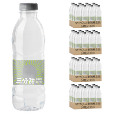 NAYAQUA 耐雅格生技 三分甜 PH7.5 微鹼性離子水, 330ml, 96瓶