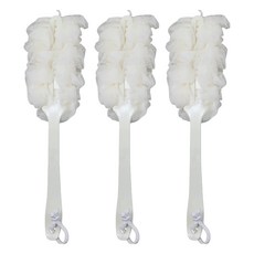 長柄沐浴刷, 顏色隨機, 3個, 1入