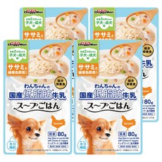 DoggyMan 多格漫 低脂犬用餐包, 牛奶燉蔬菜, 80g, 4包