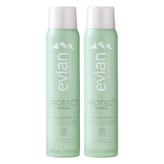 evian 依雲 超導活膚礦泉噴霧 淨化隔離, 2瓶, 100ml