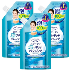 KOSE 高絲 softymo 絲芙蒂 泡沫瞬淨卸粧液補充包,3包,180ml