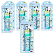 ii GEN 一正 三麗鷗形象 0.5mm 小魔點自動鉛筆套裝, 帕恰狗, 6組