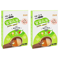 農純鄉 寶寶高湯 鳳梨牛 6個月以上 4包, 600g, 2盒