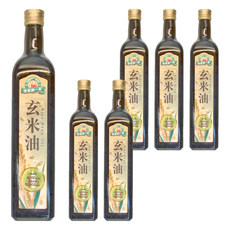 得意的一天 玄米油，植物固醇含量高達10000ppm，富含Y-穀维素8000ppm，含維生素E，日本JAS檢驗標準, 750ml, 6瓶