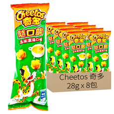 Cheetos 奇多 隨口脆 玉米濃湯口味玉米脆, 28g, 8包