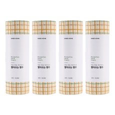 INNER HOME 可重複使用抹布 250 x 300 mm, 40枚, 4捲