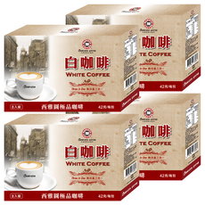 BARISTA COFFEE 西雅圖 白咖啡三合一 42g*8包, 4盒