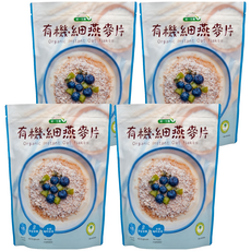 統一生機 有機細燕麥片, 400g, 4包