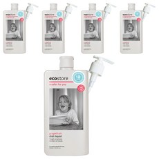 Ecostore 宜可誠 葡萄柚香 蔬果奶瓶洗潔劑, 不含刺激性化學物質，對雙手溫和, 500ml, 5瓶