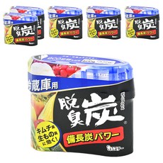 ST 雞仔牌 脫臭炭 冷藏室用, 搭配備長炭與活性炭的消臭劑, 強力除臭, 140g, 6盒