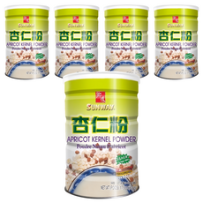 SUNWAY 鄉味 無糖濃郁杏仁粉 500g 豆漿/穀粉搭配 無添加防腐劑/色素/香精 素食, 5罐