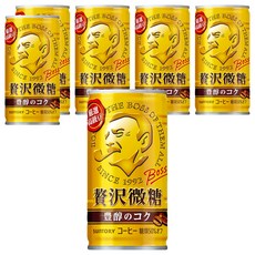 日本 BOSS 黃金濃醇咖啡飲料 日本原裝進口 口感香醇 隨時隨地享受日式咖啡的美味, 185ml, 6罐