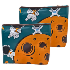 加厚巨無霸棉被收納袋, 70 x 50 x 50cm, 太空人, 2個