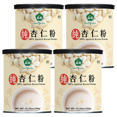 薌園 純杏仁粉, 100% Apricot Kernel Powder, 350g, 4罐