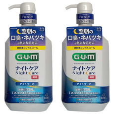 SUNSTAR 三詩達 G.U.M 夜間漱口水 草本, 900ml, 2瓶