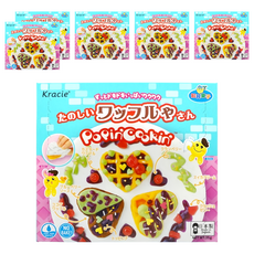 Kracie 葵緹亞 知育菓子 DIY鬆餅小達人, 6個, 色素糖粉 7包