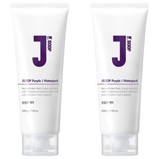 J'SOOP Purple J 免沖洗蛋白質護髮膜, 保護頭髮免於熱損傷, 改善頭髮分叉和角質層, 提供營養素, 200g, 2條