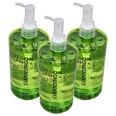 熊野 DEVE 橄欖&堅果卸妝油 溫和卸妝 深層清潔 日本原裝進口, 500ml, 3瓶