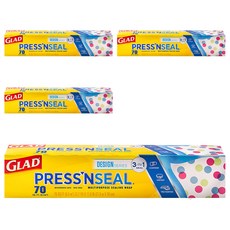 Press'n Seal Press'n Seal 萬用密封保鮮膜, 21.6m, 4個