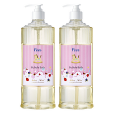 Fees BEBE 嬰兒柔護泡泡露 莓果香 300ml, 2瓶