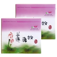 白河區農會 蓮藕粉禮盒, 300g, 2盒, 2罐