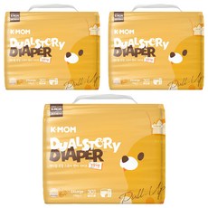 MOTHER-K K-MOM 頂級超薄瞬吸玩睡褲/尿布 15kg以上, 2XL, 90片